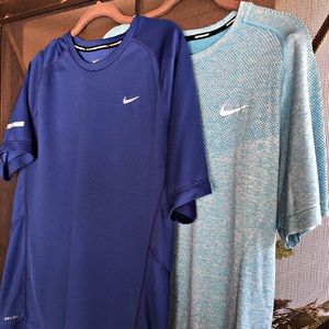 Nike running Dri Fit shirts